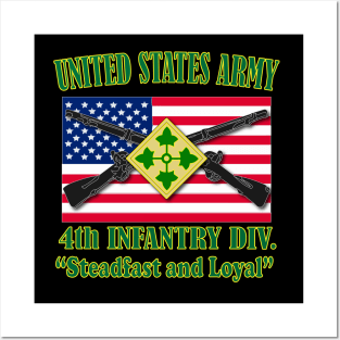 4th Infantry Division Posters and Art